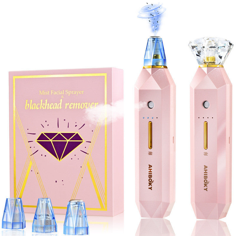 2-IN-1 Blackhead Remover Vacuum Pore Cleaner Acne Remover Mist Facial Sprayer